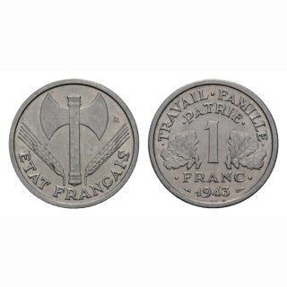 Frankreich 1 Franc 1943 France