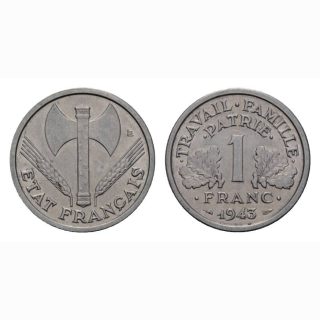 Frankreich 1 Franc 1943 France