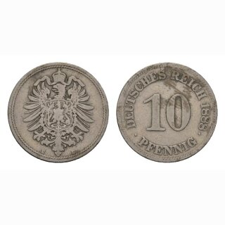 Deutschland 10 Pfennig 1888E