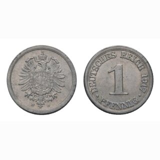 Deutschland 1 Pfennig 1917 D