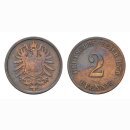 Deutschland 2 Pfennig 1876 G