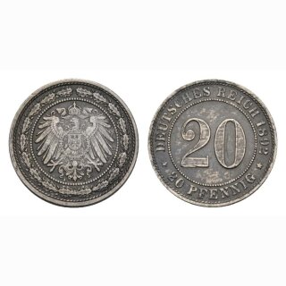 Deutschland 20 Pfennig 1892 A