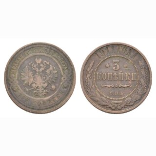 Russland 3 Kopeken 1911