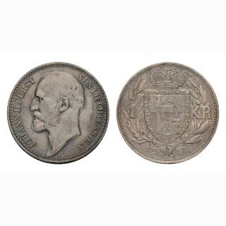Liechtenstein 1 Krone  1910 Johann II