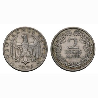 Deutschland 2 Reichsmark  1926 A Weimarer Republik
