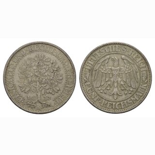 Deutschland 5 Reichsmark 1932 A Weimarer Republik Eichbaum