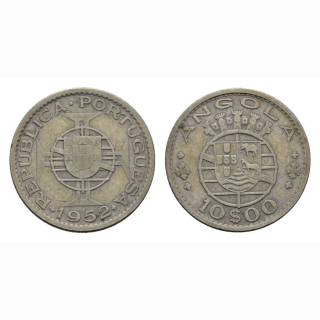 Angola 10 Escudos 1952