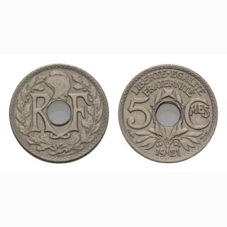 Frankreich 5 Centimes 1921