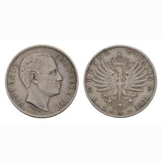 Italien 1 Lire 1901 R Vittorio Emanuele III