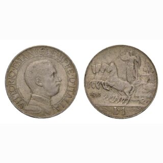 Italien  1 Lire  1913 R