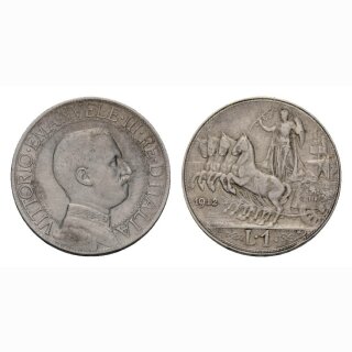 Italien  1 Lire  1912 R