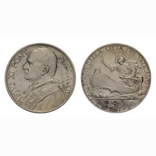 Vatikan 5 Lire 1935 / XIV