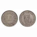 Schweiz 1 Franken 1876 B Stehende Helvetia