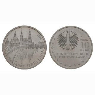 Deutschland 10 Euro 2006 A 800 Jahre Dresden