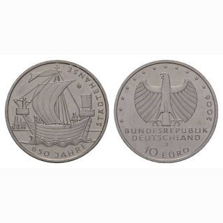 Deutschland 10 Euro 2006 J 650 Jahre Städtehanse