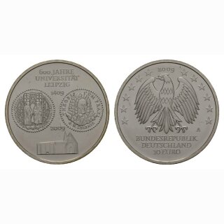 Deutschland 10 Euro 2009 A 600 Jahre Universität Leipzig