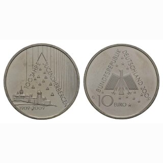 Deutschland 10 Euro 2009 G 100 Jahre Jugendherberge