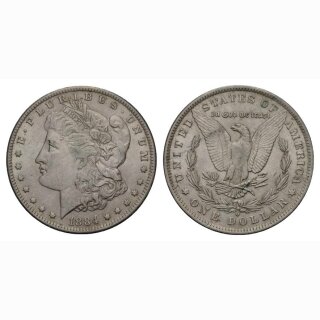 USA 1 Dollar 1 $ 1884 O Morgan Dollar