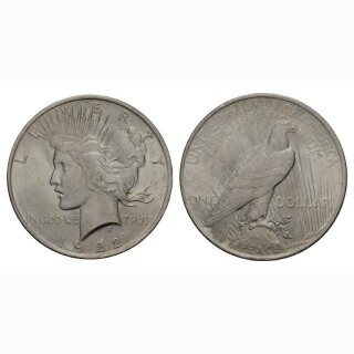 USA 1 Dollar 1 $ 1922 Peace Dollar