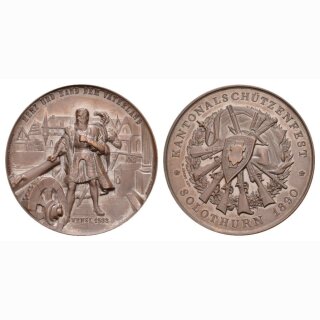 1890 Schweiz Kant. Shcützenfest Solothurn