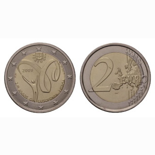 Portugal 2 Euro 2009 Lusofonia Gedenkmünze