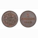 Deutschland Bayern 1 Pfennig 1855