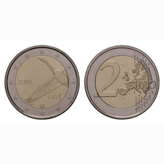 Finnland 2 Euro 2011 200 Jahre Nationalbibliothek Gedenkmünze
