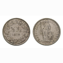 Schweiz 1/2 Franken 1879 Stehende Helvetia