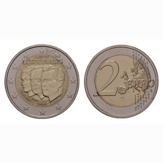 Luxemburg 2 Euro 2011 Herni + Jean Gednekmünze