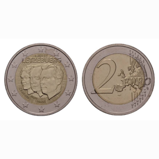 Luxemburg 2 Euro 2011 Herni + Jean Gednekmünze
