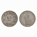 Schweiz 1/2 Franken 1881 Stehende Helvetia