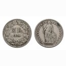 Schweiz 1/2 Franken 1894 Stehende Helvetia