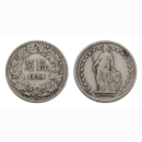 Schweiz 1/2 Franken 1894 Stehende Helvetia