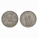 Schweiz 1/2 Franken 1909 Stehende Helvetia