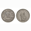 Schweiz 1/2 Franken 1909 Stehende Helvetia