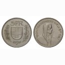 Schweiz 5 Franken 1937 Tell