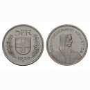 Schweiz 5 Franken 1953 Tell