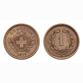 Schweiz 1 Rappen 1879 B