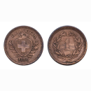 Schweiz 1 Rappen 1889 B