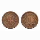 Schweiz 1 Rappen 1919 B