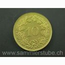 10 Rappen 1918 Messing unz