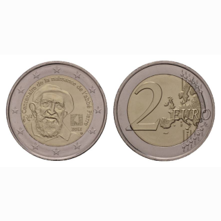 Frankreich 2 Euro 2012 A. Pierre Gedenkmünze