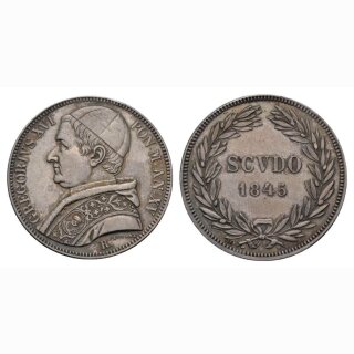 Italien Vatikan Scudo 1845
