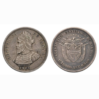 Rep. Panama 25 Centimos 1904