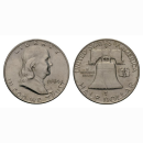 USA 1/2 Dollar 1954 D Franklin