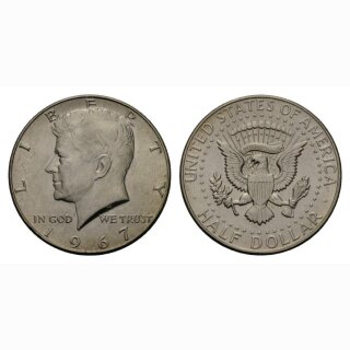 USA 1/2 Dollar 1967 Kennedy
