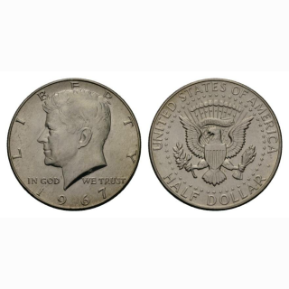 USA 1/2 Dollar 1967 Kennedy