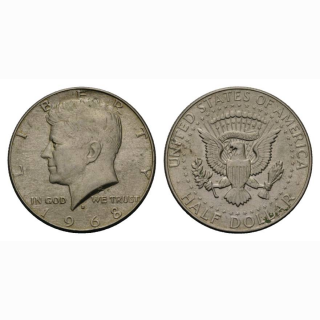 USA 1/2 Dollar 1968 Kennedy