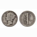 USA Dime 1937 Mercury