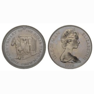 Isle of Man 1 Crown 1989 Rosstramm